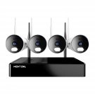 Night Owl 10 Channel 4K Wi-Fi NVR with 1TB Hard Drive and 4 Wi-Fi IP 1080p HD Spotlight Cameras