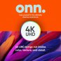 onn. 55" Class 4K UHD (2160P) LED Roku Smart TV HDR (100012586)