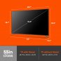 onn. 55" Class 4K UHD (2160P) LED Roku Smart TV HDR (100012586)