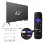 Hisense 43" Class 2K FHD LED Roku Smart TV H4030F Series 43H4030F1