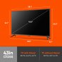 onn. 43â�� Class FHD (1080P) LED Roku Smart TV (100069992)