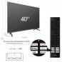 Hisense 40" Class Android LED Smart TV A4H Series 40A4H