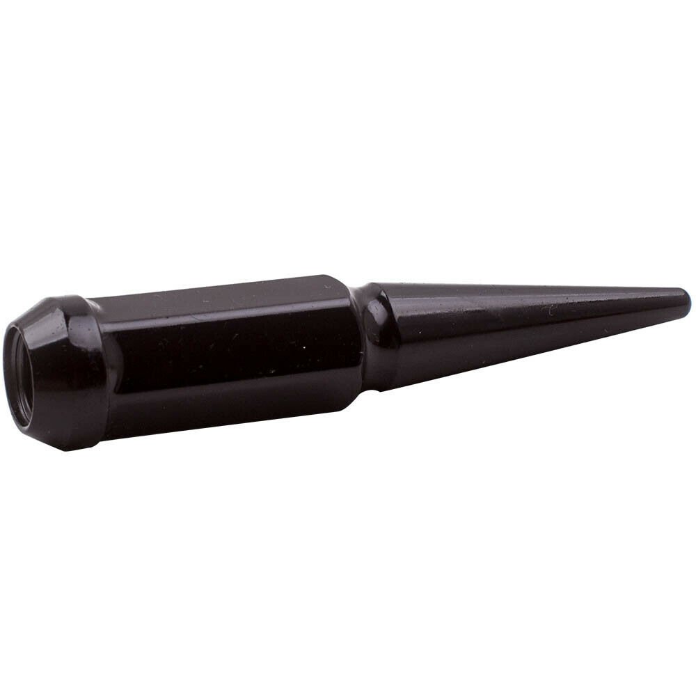 32 Black Spike Lug Nuts 14x1.5 Metal for Ford F250 F350 Silverado