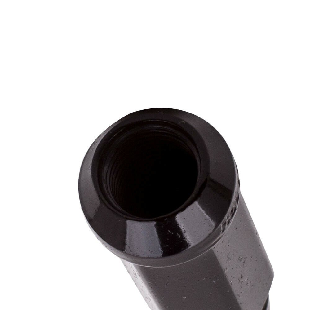 32 Black Spike Lug Nuts 14x1.5 Metal for Ford F250 F350 Silverado