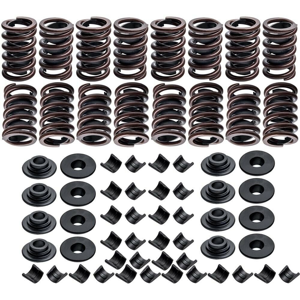 Valve Springs FOR Chevy SBC 283 327 350 5.7 400 Falcon Z28 Steel Retainers+Locks