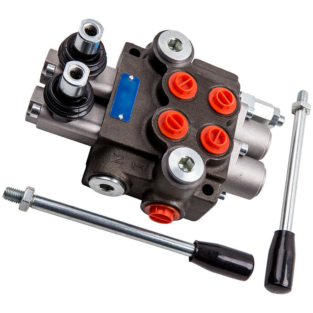 Hydraulic Directional Control Valve Tractor Loader +Joystick 2 Spool 11