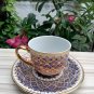 Porcelain antique art offee cup thai benjarong handpaint gift and decor