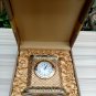 Antique clock gold bone china thai benjarong porcelain in silk box colletion