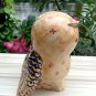 Vintage porcelain owl pen holder desk antique art thai benjarong decor