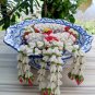 Vintageâ flowerâ garlandâ  thaiâ malaiâ clayâ & antique ceramicâ tray gift,decor