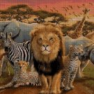 African animals DMC cross stitch pattern in pdf DMC