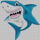 Shark DMC cross stitch pattern in pdf DMC