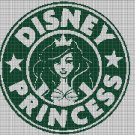 Disney Princess silhouette cross stitch pattern in pdf