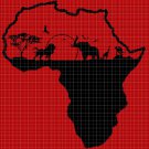 Afrika 4 silhouette cross stitch pattern in pdf