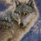 Wolf 2 cross stitch pattern in pdf DMC