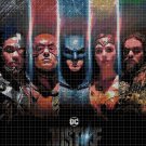 Justice League 2 cross stitch pattern in pdf DMC