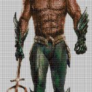 Aquaman cross stitch pattern in pdf DMC