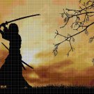 Young Samurai  cross stitch pattern in pdf DMC
