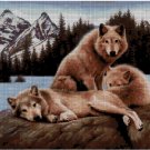 Wolves  cross stitch pattern in pdf ANCHOR