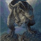 T-rex 2 cross stitch pattern in pdf DMC