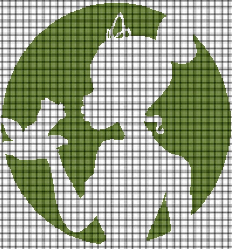 The Princess and the Frog2 silhouette cross stitch pattern in pdf