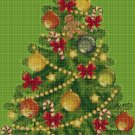 Christmas tree 1 cross stitch pattern in pdf DMC