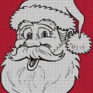 Santa 2 cross stitch pattern in pdf DMC