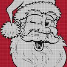 Santa 3 cross stitch pattern in pdf DMC