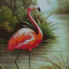 Flamingo DMC cross stitch pattern in pdf DMC