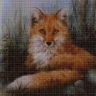 Fox cross stitch pattern in pdf DMC