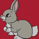Easter bunny 3 cross stitch pattern in pdf DMC