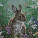 Easter Rabbit 3 cross stitch pattern in pdf DMC