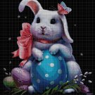Funny Bunny cross stitch pattern in pdf DMC