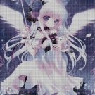 Anime Angel cross stitch pattern in pdf DMC