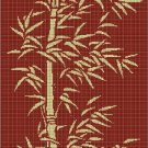 Bambus silhouette cross stitch pattern in pdf