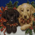 Christmas Dogs  cross stitch pattern in pdf DMC