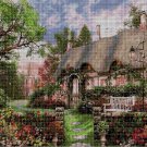Cottage 5 cross stitch pattern in pdf DMC