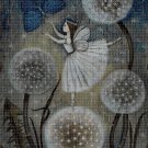 Dandelion Fairy cross stitch pattern in pdf DMC