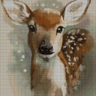 Deer 2 cross stitch pattern in pdf DMC