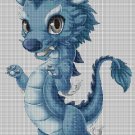 Dragon Baby cross stitch pattern in pdf DMC