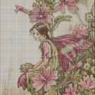 Flower fairy cross stitch pattern in pdf DMC