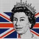 The Queen cross stitch pattern in pdf DMC