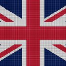 English Flag cross stitch pattern in pdf DMC