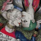 Harley Queen and Joker cross stitch pattern in pdf DMC
