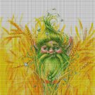 Grain elf cross stitch pattern in pdf DMC