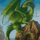 Green Dragon  cross stitch pattern in pdf DMC
