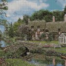 House by the river cross stitch pattern in pdf DMC