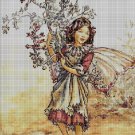 Flower fairy 27 cross stitch pattern in pdf DMC