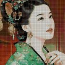 Japanese Princess 4 cross stitch pattern in pdf DMC