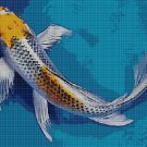 Koi fish cross stitch pattern in pdf DMC